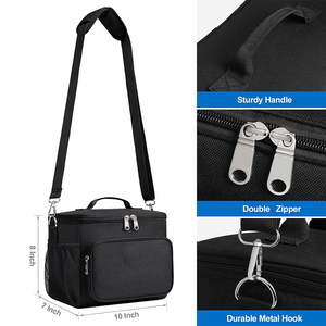 Sac isotherme personnalisé durable en tissu 600D avec mousse PE de 5 mm, sac de courses écologique et portable, sac isotherme géant pour aliments - Product Image 2