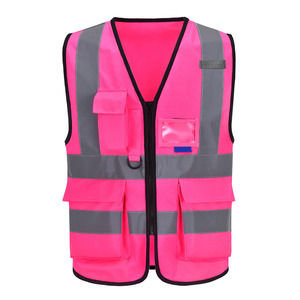 High Visibility Safety Vest Reflective Stripe For Site Inspection Building Construction Road Work Maintenance Uniform Protective - Product Image 1