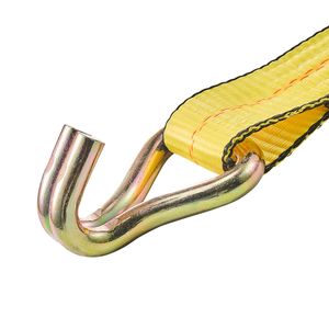Cinghie a cricchetto per carichi pesanti 5 cm x 9 m, resistenza alla rottura 4.500 kg, con doppio gancio a J, certificate TUV - Product Image 4