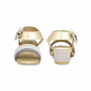 Sandalia Formal Tacón Dorado Niña Modelo KD9880 - Product Image 1