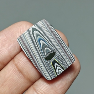 Cabujón de Fordita |   Cojín con Forma de Pintura de Coche de Detroit para |   25x17x4 mm. |   9 Ct. |   E761 - Product Image 6