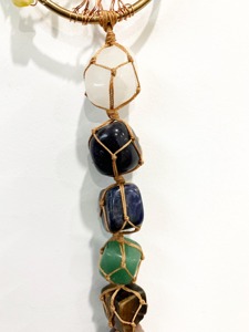 Tree Shape Colorful Stone Sun Catcher Perfect For Living Room Entrance And Gift Giving <b>Light</b> Catcher Wholesale From India - Product Image 3