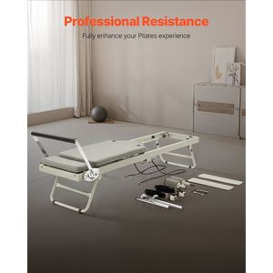 Appareil de Pilates pliable à double résistance avec cordon à ressort pour l'entraînement à domicile et en studio - Product Image 3