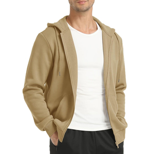 Sweat-shirts à capuche de qualité supérieure pour hommes, coupe classique, en molleton de coton, décontractés, avec poches avant, prix abordable, pour l'automne. - Product Image 2