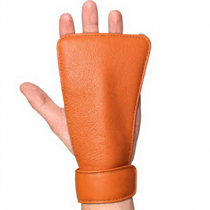 Guantes de Cuero Acolchados para Levantamiento de Pesas, Resistentes, Transpirables, para Entrenamiento, Gimnasio, Protección de Palmas - Product Image 2