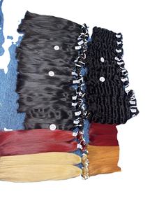 Extensions de cheveux vierges humains vietnamiens 14 pouces lisses, qualité Remy, super double drawn, tissage de cheveux à double trame, cheveux bruts - Product Image 3