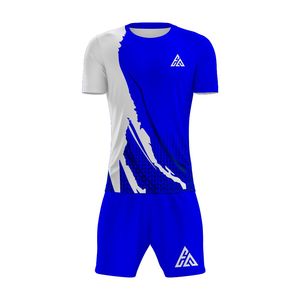 ชุดเสื้อทีมฟุตบอลระบายอากาศชุดทีมฟุตบอล OEM ชุดเล่นกีฬาพิมพ์ซับลิเมชัน - Product Image 3