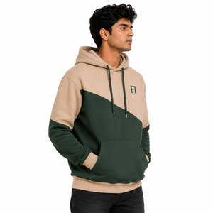 Sudadera con capucha extragrande de algodón 100% de alto gramaje para hombre, estilo casual, con puños de felpa acanalados, para invierno, estilo urbano, al por mayor, EE. UU. - Product Image 2