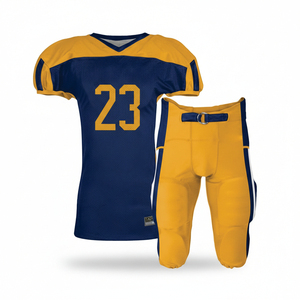 Breathable American Football Uniform Men Team Wear Jersey Pants Set Wholesale - Product Image 1