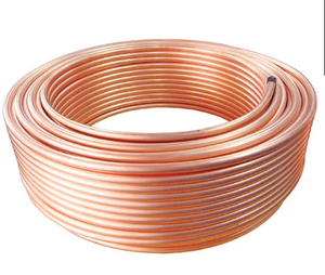 Tuyau de climatisation en cuivre ASTM B280, tempérament doux, pour réfrigération, taille personnalisable, 50 pieds - Product Image 1