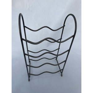 Moderno Estante de Vino Industrial de Metal, Diseño Rectangular de Hierro, Resistente al Óxido, para Almacenamiento en el Hogar o Bar - Product Image 5