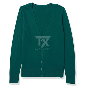 เสื้อสเวตเตอร์แขนยาวทรงโอเวอร์ไซส์สำหรับผู้หญิง พิมพ์โลโก้ด้านหน้า สั่งทำได้ คุณภาพสูง ขายดี - Product Image 1