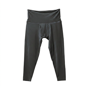 Leggings Largos para Hombre, Color Gris Sólido, Cintura Elástica, Transpirables, de Spandex y Nailon, Pantalones de Compresión - Product Image 3