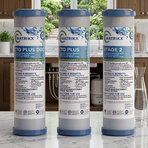 Système de filtration d'eau pour la maison, purificateur à charbon actif de 10 pouces, design universel à raccordement rapide - Product Image 1