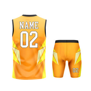 Ventes en gros d'ensembles d'uniformes de football 7 sur 7 imprimés par sublimation, uniformes de football 7v7 de qualité supérieure, sublimation par compression - Product Image 4