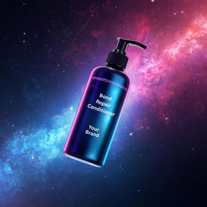 Acondicionador Reparador de Enlaces en Botella Ámbar Oscuro al por Mayor, Dispensador con Bomba, Fórmula Alisadora para el Cabello con Calidad de Salón, 200 ml - Product Image 4