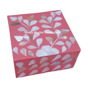 MDF MOP MOP Bone Inlay กล่องใส่เครื่องประดับดีไซน์พิเศษหรูหราแบรนด์ดัง - Product Image 2