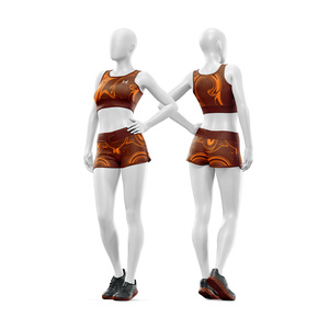 Conjunto de Ropa Deportiva de Yoga sin Costuras para Mujer, Tallas Grandes, Ecológico, Elástico en Cuatro Direcciones, Ligero, Transpirable, con Estampado Personalizado, OEM ODM - Product Image 4