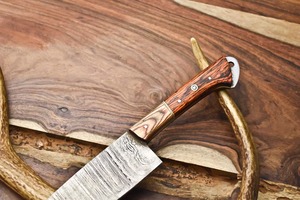 Oferta Especial Cuchillo de Cocina Profesional de 13 pulgadas de Acero Damasco Alemán de Alta Calidad, Tipo Cuchillo de Chef y Hacha, con Mango de Madera y Hoja Recta, OEM - Product Image 4