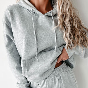 Sweat-shirts à capuche grande taille de haute qualité, imprimés en relief personnalisés, 100% coton respirant, pour femmes - Product Image 5