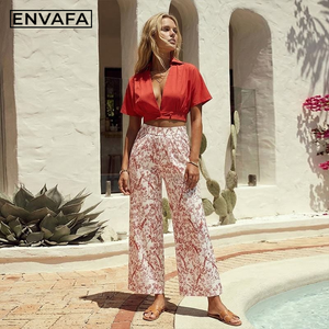 Fabricante de Vestidos Personalizados, Blusa Nueva de Dos Piezas con Estampado Primaveral para Mujer, Manga Dolman, Estilo Urbano Informal - Product Image 5