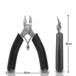 Pinzas para Remover Extensiones de Cabello con Queratina – Acero Inoxidable con Mango Antideslizante y Mini Cortadores Planos para Uso en Salones de Belleza - Product Image 3