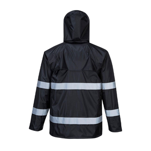<b>Mens</b> <b>Reflective</b> Waterproof Safety <b>Jacket</b> High Visibility Workwear for Construction Outdoor Labor Tasks - Product Image 3