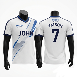 Camiseta de Cricket para Hombre, 160 GSM, Poliéster Interlock, Verde Marino, Panel Sublimado, Logotipo Personalizado, Ropa de Equipo - Product Image 5