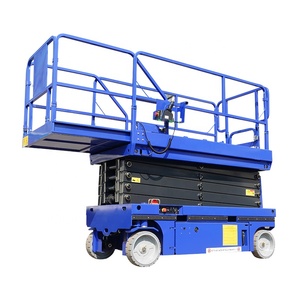 उच्च गुणवत्ता 4-14 मीटर पोर्टेबल मोबाइल कैंची लिफ्ट ऊर्ध्वाधर लिफ्टिंग प्लेटफॉर्म इलेक्ट्रिक कैंची लिफ्ट - Product Image 3