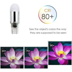 Lampadine LED T5 T10 12VAC/DC 1 Watt Bianco Caldo 2700K-3000K per Illuminazione Esterna di Terrazze, Scale e Sentieri con Base a Cuneo - Product Image 2