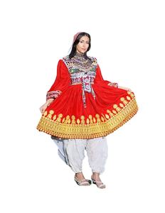 Vestido Salwar Kameez Afgano Kochi Hecho a Mano con Bordado Completo, Material Personalizado, Estilo Fashionista Internacional, Gran Venta 2023 - Product Image 1