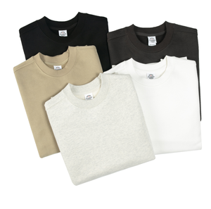 Sweat-shirt à col rond pour homme, couleur unie, tricoté, 100% coton, coupe classique, vêtements décontractés d'automne - Product Image 4