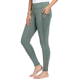 Pantalones de Montar REEDS Personalizados de Spandex para Mujer, Color Sólido, Elásticos, para Entrenamiento y Competición, con Cierre de Cremallera - Product Image 2