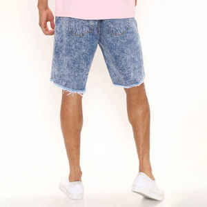 Pantalones Cortos de Mezclilla Holgados y Elegantes para Hombre con Logotipo Personalizado, Pantalones Cortos de Mezclilla de Estilo Urbano para Hombre - Product Image 5
