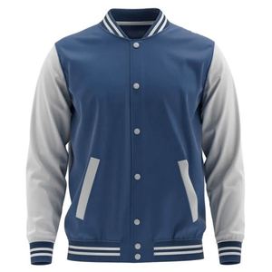 Veste de baseball tendance pour homme, veste d'hiver personnalisée, veste en laine et cuir - Product Image 2