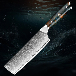 Cuchillo de Cocina Profesional de Acero de Damasco, Cuchillo Afilado para Cortar Carne, Verduras y Frutas - Product Image 3