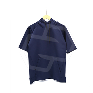 <b>Men's</b> Winter Eco-Friendly Breathable Fleece Hooded Pullover Casual <b>Short</b> <b>Sleeve</b> Custom OEM Service Premium Quality Made Pakistan - Product Image 1