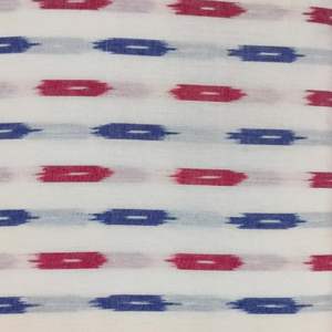 Tissu Ikat noué à la main en coton |   Textile tissé artisanal traditionnel, lavable et respectueux de l'environnement, pour vêtements et décoration intérieure - Product Image 2