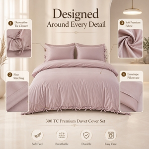 Direct Factory Supply Organic Cotton and Bamboo Duvet Corner Tie with High Durability for Quilts Duvets and <b>Comforters</b> - Product Image 1