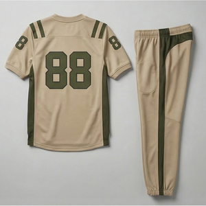 Personalized Full Set Sublimated American Football Uniforms Custom Logo Pattern American Football Gear for <b>Schools</b> - Product Image 3