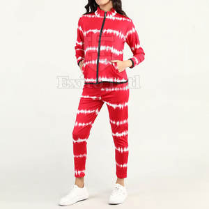 Conjunto Deportivo Informal de Algodón Sublimado para Mujer, Chándal Atlético de Algodón Sublimado para Mujer - Product Image 3