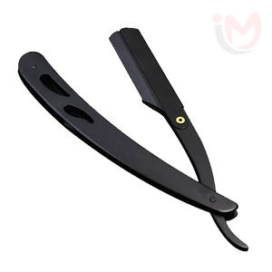 Navaja de Afeitar Profesional para Barbería, Colores Personalizados, Hoja Única de Acero Inoxidable, Mango de Plástico, Calidad Grado A+, Herramienta de Estilismo para Salón - Product Image 1