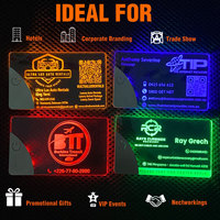 Tarjetas de Visita Personalizadas con Impresión Digital, Grabado LED, Código QR NFC, Tarjeta Magnética Promocional, Fabricante OEM, Plástico