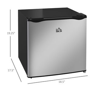 Compact <b>Silver</b> Mini Upright <b>Freezer</b> 1.1 Cu.Ft Class a Energy Efficient Swing Door Design Removable Shelves for Household Use - Product Image 3