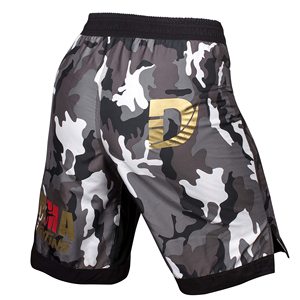 Pantalones cortos MMA para hombre, estampado metálico, cintura elástica, entrenamiento de gimnasio, kickboxing, ligeros, de secado rápido, coloridos, para artes marciales mixtas - Product Image 2