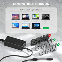 Cargador Universal de 65W para Portátiles HP, Dell, Samsung, Sony, Acer, Asus, Toshiba, ThinkPad, Fujitsu, Ultrabook