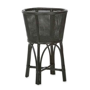 Decorative flower <b>vase</b> holder home interior natural rattan plant stand floor & tabletop <b>wicker</b> base planter - Product Image 3