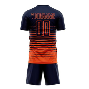 Uniforme de Fútbol de Verano 100% Poliéster Transpirable de Secado Rápido, Conjunto de Fútbol Unisex, Ropa de Equipo con Logotipo Personalizado, OEM Plus - Product Image 2