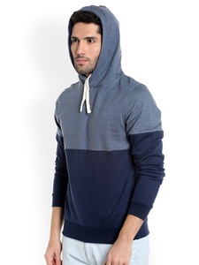 Sudadera con Capucha para Hombre, Diseño Color Block, Corte Regular, Informal, Tejido de Algodón, con Bolsillo, para Otoño - Product Image 2