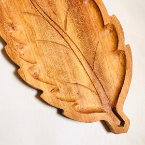 Plateau de service portable en bois de Doussie de haute qualité, durable et élégant, décoration d'intérieur pour les aliments, les collations et les boissons - Product Image 5